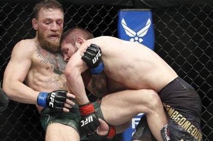 Conor McGregor fighting